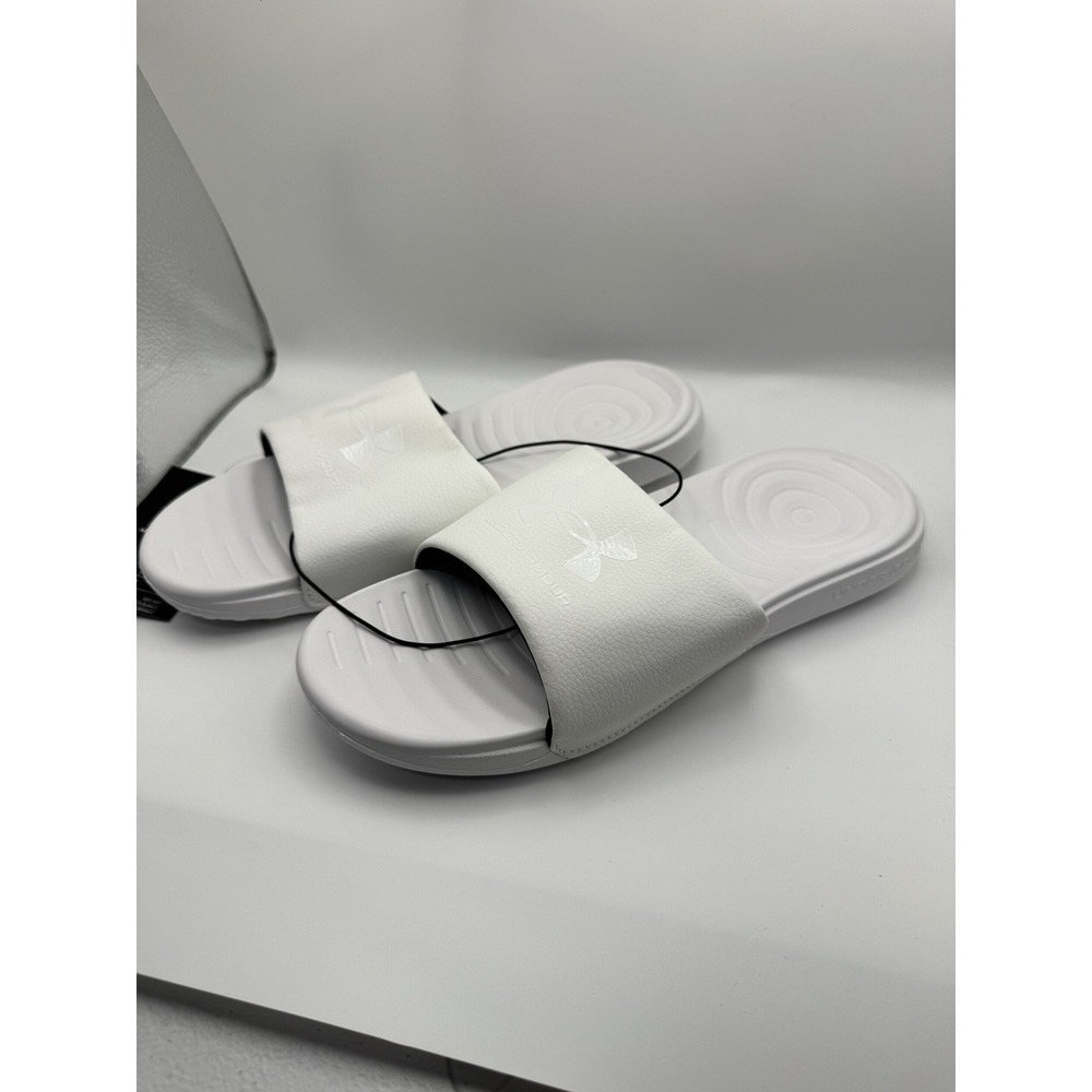 Under Armour Ansa SL - Women's Slide White Size 8 New With Tags